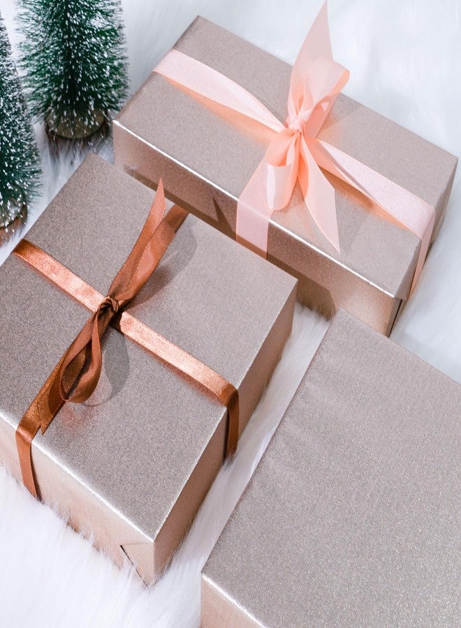 Rancco Glitter Wrapping Paper- Rose Gold/Silver/Gold/Dark brown Color Sparkle Paper for Christmas, New Year's Eve, Birthday, Wedding, Baby Shower, Party, Craft Paper Decor Gifts, 8PC,19.7''X 27.6'' - Image 3